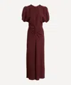 Victoria Beckham Isabella Dresses Bordeaux In Burgundy