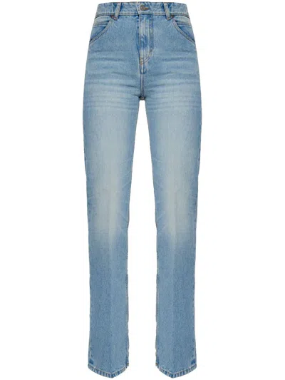 Victoria Beckham Women Julia High Waisted Jeans In Blue