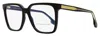 Victoria Beckham Women's Large Square Eyeglasses Vb2669 001 Black 55mm