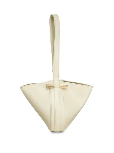 Victoria Beckham Women's Mini Dia Leather Pouch In White