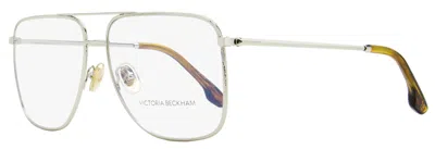 Victoria Beckham Women's Navigator Eyeglasses Vb2112 040 Silver/brown 58mm In Multi