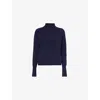 Victoria Beckham Turtleneck Sweater In Blue
