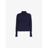 Victoria Beckham Turtleneck Sweater In Navy