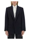 Victoria Beckham Women's Peak Label Jacket In Blue