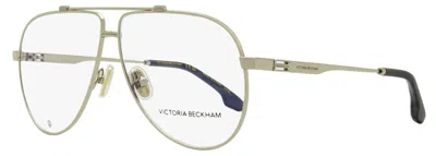 Victoria Beckham Women's Pilot Eyeglasses Vb2137 040 Silver 59mm