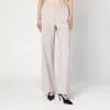 Victoria Beckham Pumice-coloured Trousers In Wool Blend In Neutral