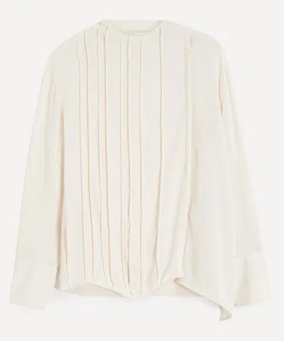 Victoria Beckham Women's Seam Detail Blouse In Elderflower