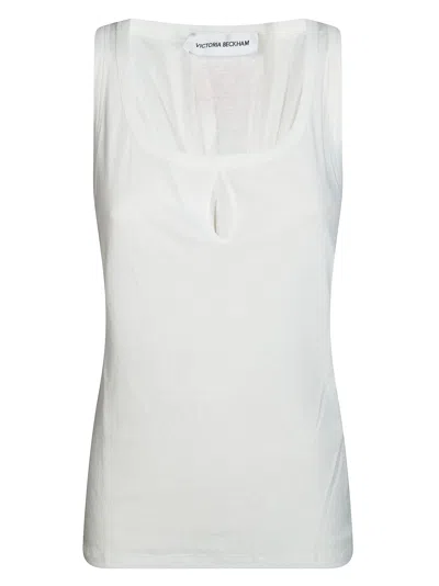 Victoria Beckham Women's Split Tank Top In White
