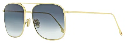 VICTORIA BECKHAM WOMEN'S SQUARE SUNGLASSES VB202S 701 GOLD 59MM