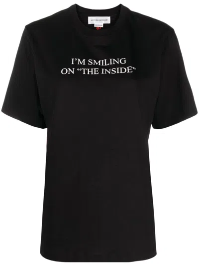 Victoria Beckham Women's T-shirts And Polos In Black