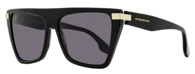 Victoria Beckham Women's Tapered Rectangle Sunglasses Vb684s 001 Black 57mm