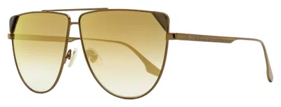 Victoria Beckham Women's Tea Cup Sunglasses Vb239s 230 Metallic Brown 63mm In Multi