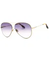 Victoria Beckham Women's Vb133s 61mm Sunglasses In Purple