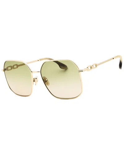 Victoria Beckham Women's Vb232s 58mm Sunglasses In Gold