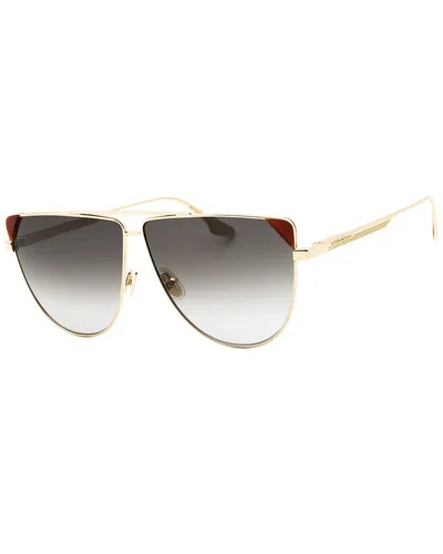 Victoria Beckham Women's Vb239s 63mm Sunglasses In Gold
