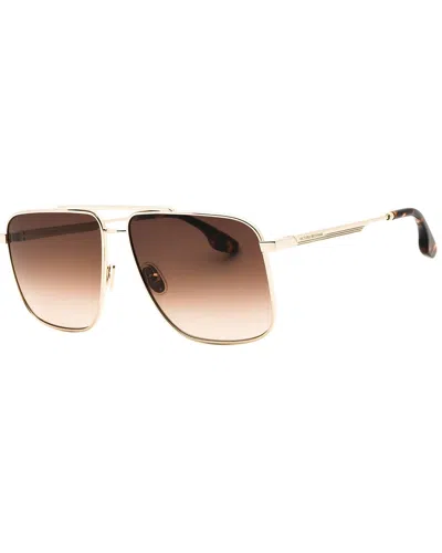 Victoria Beckham Women's Vb240s 58mm Sunglasses In Gold
