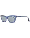 Victoria Beckham Soft Square Sunglasses In Blue