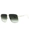 Victoria Beckham Women's Vb243s 57mm Sunglasses In Metallic