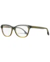 Victoria Beckham Women's Vb2607 55mm Optical Frames In Green