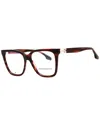 Victoria Beckham Women's Vb2680 53mm Optical Frames In Red
