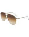 Victoria Beckham Women's Vb609s 64mm Sunglasses In Brown