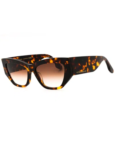 Victoria Beckham Women's Vb645s 55mm Sunglasses In Brown