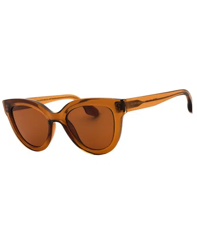 Victoria Beckham Women's Vb649s 52mm Sunglasses In Brown