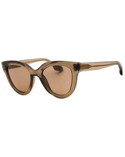 Victoria Beckham Women's Vb649s 52mm Sunglasses In Brown