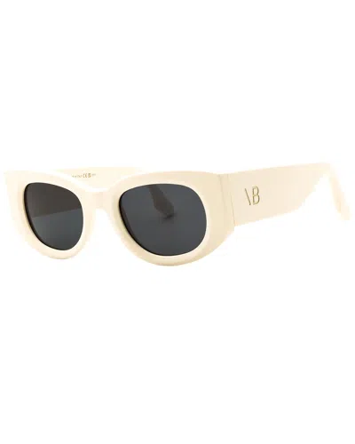 Victoria Beckham Women's Vb654s 50mm Sunglasses In White