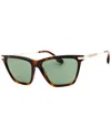 Victoria Beckham Women's Vb663s 57mm Sunglasses In Brown