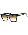 Victoria Beckham Women's Vb672s 57mm Sunglasses In Brown
