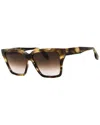 Victoria Beckham Women's Vb672s 57mm Sunglasses In Brown