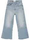Victoria Beckham Women Wide Leg Cropped Jeans In Blue