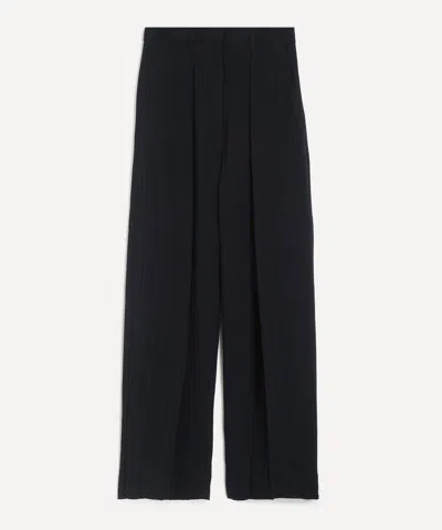 Victoria Beckham Women's Wide Leg Trousers In Black