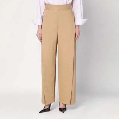VICTORIA BECKHAM WOMEN'S WIDE TROUSERS IN COTTON