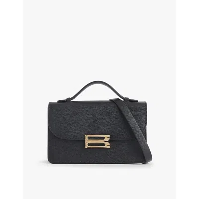 Victoria Beckham Womens Black Dorian Mini Leather Cross-body Bag