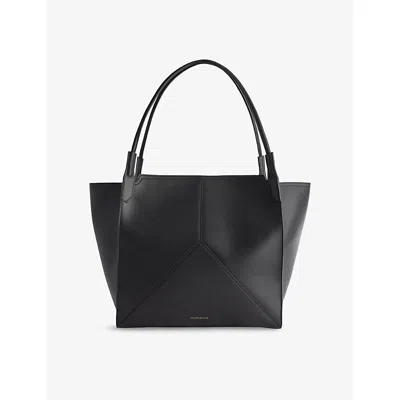 Victoria Beckham Womens Black The Victoria Soft Leather Tote Bag