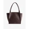 Victoria Beckham Womens Burgundy Victoria Soft Leather Tote Bag