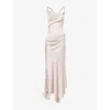 Victoria Beckham Womens Vb Excl  Draped Cami Gown Primrose In Primrose