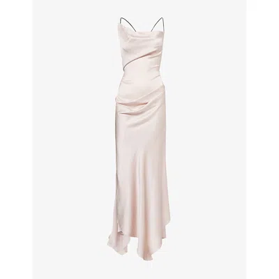Victoria Beckham Womens Vb Excl  Draped Cami Gown Primrose