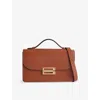 Victoria Beckham Womens Tan Dorian Mini Leather Cross-body Bag