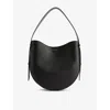 Victoria Beckham Womens Dia Hobo Leather Shoulder Bag Black