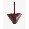 Victoria Beckham Womens Burgundy Mini Dia Smooth Leather Pouch In Burgundy