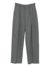 Victoria Beckham Wool And Cashmere Pants In Gray