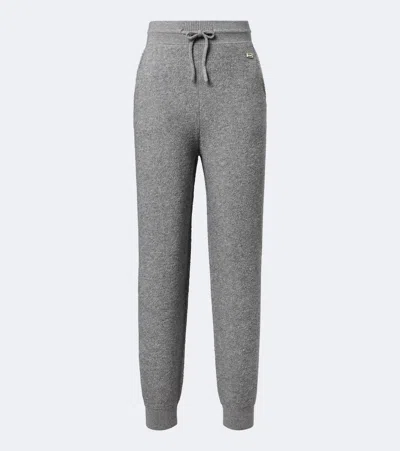 Victoria Beckham Wool And Cashmere Sweatpants In Gray