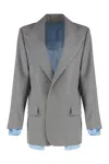 Victoria Beckham Wool Blazer Lapel Collar
