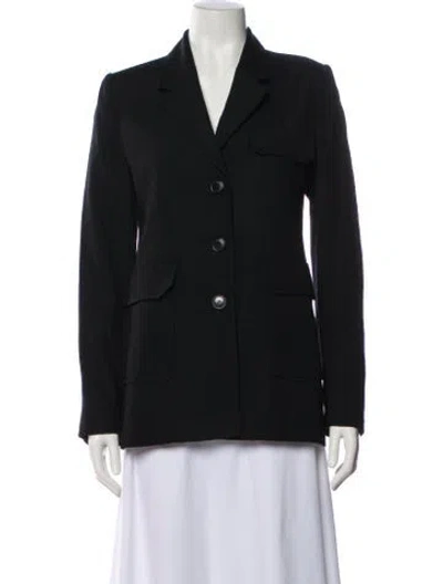 Pre-owned Victoria Beckham Wool Blazer In Black