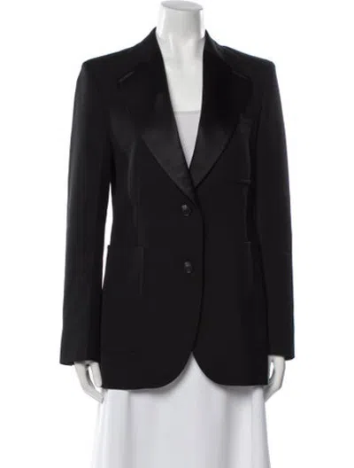 Pre-owned Victoria Beckham Wool Blazer In Black
