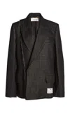 Victoria Beckham Wool Blazer In Black,white