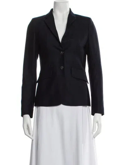Pre-owned Victoria Beckham Wool Blazer In Blue